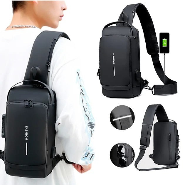 Mochila Morral Bolso Puerto Usb Impeable