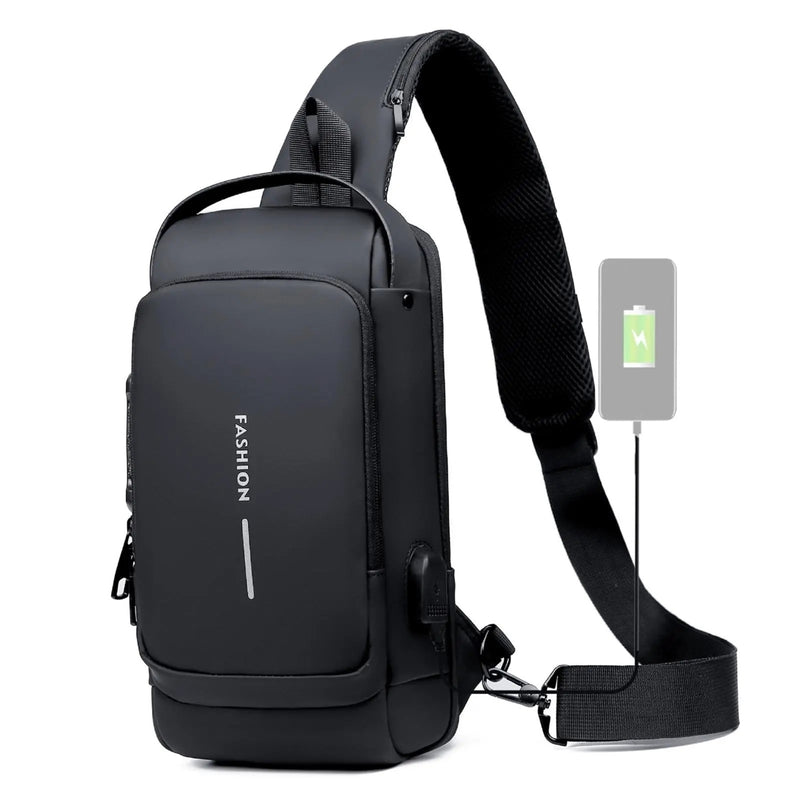 Mochila Morral Bolso Puerto Usb Impeable